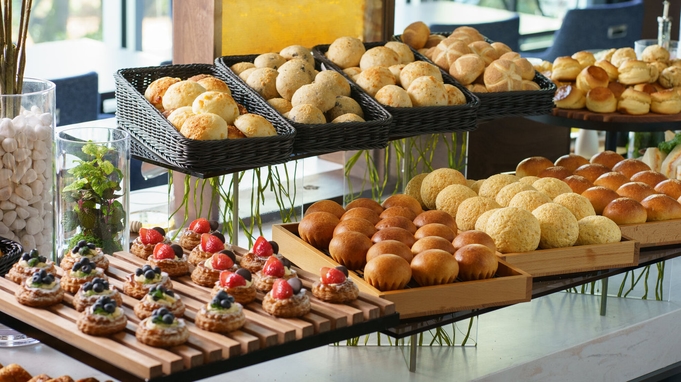 【楽天月末SALE】ホテルベーカリー特製パンも食べ放題のこだわり絶品朝食ブッフェ♪＜朝食付＞